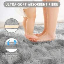 230*160CM Living Room Rug Non Slip Area Rug Hallway Runner Soft Carpet Floor Mat