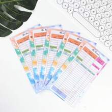 82 piezas sistema de recambios de planificador semanal y mensual sin fecha, presupuesto, tamaño personal 6 agujeros perforados para organizador A6, carteras de sobres de efectivo para presupuesto, hojas sueltas, etiquetas para presupuesto, útiles escolares, regreso a clases