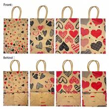 6 cái/4 cái Túi giấy Kraft hình trái tim có quai xách Túi đựng bánh quy kẹo Túi đựng quà cưới Túi đựng quà tặng tiệc sinh nhật cho bé Đồ trang trí tiệc sinh nhật Ngày lễ tình nhân Ngày lễ tình nhân Trang trí ngày lễ tình nhân Ngày lễ tình nhân Quà tặng ngày lễ tình nhân - Nhiều màu - Xem 8