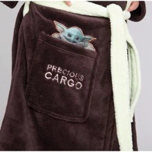 Star Wars Mandalorian Dressing Gown - Brown - View 4