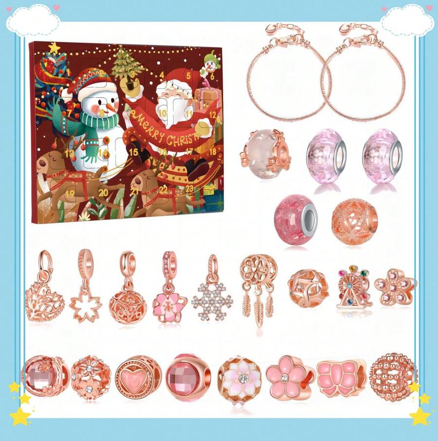 Advent Calendar Rose Gold Set - Multicolor - View 1