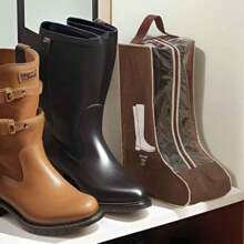1 pieza Bolsa de almacenamiento para zapatos, Funda protectora impermeable y a prueba de polvo para botas, Organizador de zapatos para el hogar