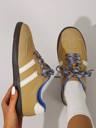 德国训练鞋 女式休闲运动鞋 软底校园风百搭运动鞋