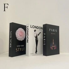 2pcs/3pcs Foldable Decorative Fake Books, Simple Decor Book Props For Model Room Best Gifts Birthday - Multicolor - View 11