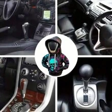 Gothic Totenkopf Hemd Schaltknauf Abdeckung, staubdichtes Auto Zubehör, Innenraum Auto Accessoires