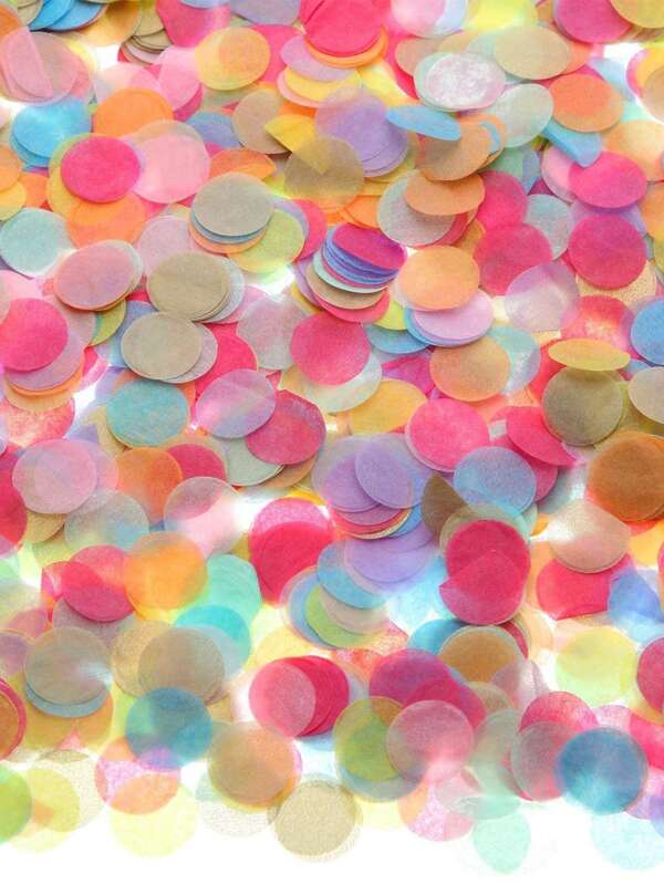 30g/Pack 2.5cm Multicolor Confetti For Party, Festival Decorations,Christmas