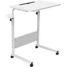 GRANDMA SHARK  Laptop Table For Sofa Or Bed, Laptop Desk, Standing Height Adjustable Computer Desk, Portable Side Table, Bed Table, Sofa Table - White-60*40cm - View 1