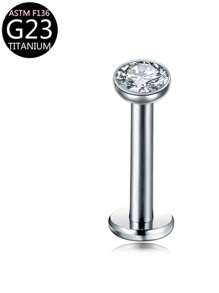 Modischer & sexy neues Produkt Dreifach-Reihen-Brustwarzenpiercing aus Edelstahl mit eingebetteten Zirkoniasteinen, Körperschmuck für den Export