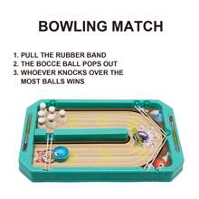 Juego de mesa 6 en 1: Futbolín, Baloncesto, Hockey de aire, Billar, Hockey de disco y Juego de tiro de mesa - Multicolor - Ver 9