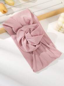 1pc Casual Style Solid Fabric Knot Headband Valentines - Multicolor - View 11