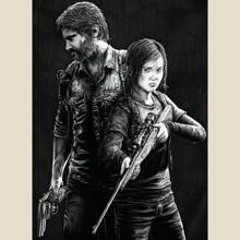 1 件无框顶级僵尸幸存者游戏和电视剧海报印刷复古帆布画卧室酒吧背景家居装饰 - 彩色 - 查看 21