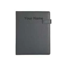 Customize Your Name A4 Folder Office Storage Business Leather Official Document Manager Folder Contract Signing Book Office Supplies,Back To School,School Supplies - A4 - View 8