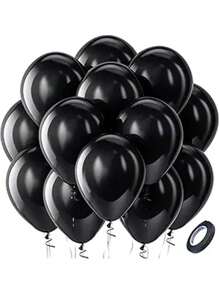 5-18 Inch Balloons In Red, Black, White, Blue, Pink, Green, Purple And Other Colors, Suitable For Birthday Party, Wedding, Anniversary, Valentine's Day, Baby Shower, Bachelorette Party And Other Celebrations And Party Decorations, Photo Props - Multicolor - View 72