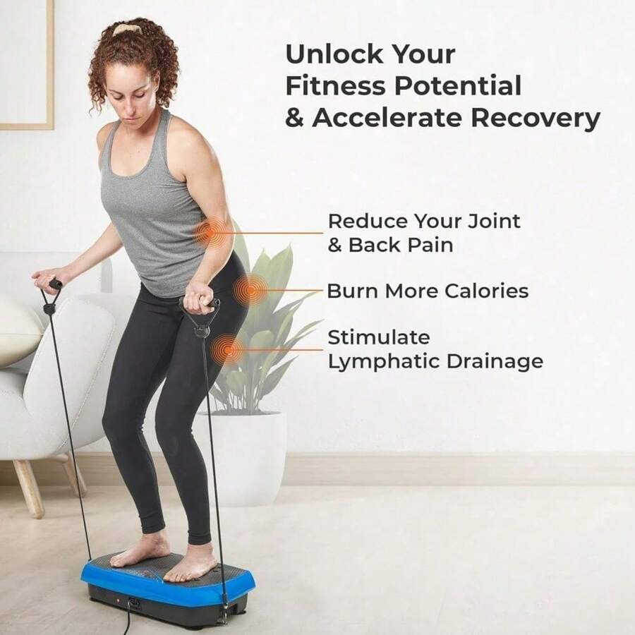 Lifepro vibration plate exercise machine with magnetic acupoints whole