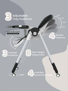 sejoy Baby Highchairs & Accessories - Black - View 3