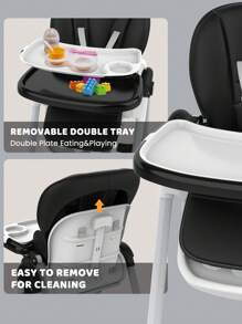 sejoy Baby Highchairs & Accessories - Black - View 4