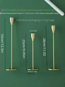 Holiday Birthday Candlestick Metal Ornaments Light Luxury Candle Lamp Home Western Romantic Wedding Candlelight Evening Dining Props Candle Iron Candlestick Candle Cup Living Room Decoration Romantic Warm Ornaments Halloween,Spooky,Autumn,Festival,Holiday ,Winter,Holiday,Festival,Gifts Graduation