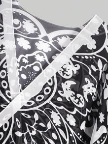 Curve Summer Beach Plus Size Beach Outfits Short Sleeve Kimono