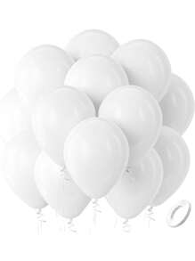 5-18 Inch Balloons In Red, Black, White, Blue, Pink, Green, Purple And Other Colors, Suitable For Birthday Party, Wedding, Anniversary, Valentine's Day, Baby Shower, Bachelorette Party And Other Celebrations And Party Decorations, Photo Props - Multicolor - View 38