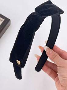 1pc Women Velvet Vintage Twist Headband Elegant Hair Accessory, Versatile For Everyday Wear, Autumn/Winter Valentines - Multicolor - View 8