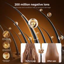 UKLISS Automatic Spiral Curling Iron Rotating Curler & Straight Hair Straightener, 2-In-1 - View 5