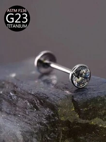 Modischer & sexy neues Produkt Dreifach-Reihen-Brustwarzenpiercing aus Edelstahl mit eingebetteten Zirkoniasteinen, Körperschmuck für den Export