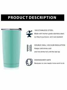 20 盎司定制真空隔热不锈钢 304 内吸管杯，适合日常生活、周年纪念、聚会、婚礼、家庭、赠送给情侣、同事、老师、父母 - 多色 - 查看 5