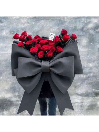 2/1pc Oversized Pink & Red Bow, DIY Large Bows For Front Door Flower Wreath Bow Decoration For New Year Decoration, Valentine's Day Decoration Wedding Arch, Mother's Day Decorations, Gifts, Bridal Shower, Party, Store Decoration, Nursery, Floral Crown, Wedding Ceremony Birthday Wall Decoration