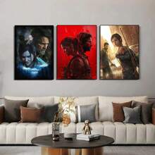 1 件无框顶级僵尸幸存者游戏和电视剧海报印刷复古帆布画卧室酒吧背景家居装饰 - 彩色 - 查看 6