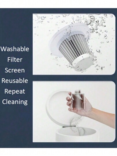 1pc Car Home Stofzuiger Cleaner,Portable High Power Cordless Wet Dry Cleaner, Mini Wireless held Ho hold Dust Blowers Auto Car,Strong Suction Rechargeable view 8