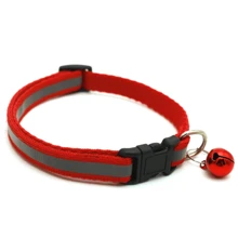 Glow-In-The-Dark Reflective Pet Collars With Bells For Small Dogs And Cats Keep Your Pets And Visible At Night