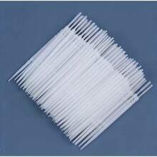 100pcs Plastic Toothpick Bags, Double-Ended Fish Bone, Disposable Individual Packing, Suitable For Home And Hotel, Portable