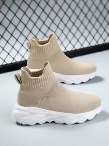 Women's Shoes - Plus Size And Small Size - Gift For Girlfriends, Relatives, And Friends - New Season Design - Lightweight Casual Sports Shoes - Warm And Slimming Look - Khaki - View 6