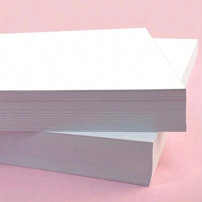 20 Sheets Of White Cardboard A4 And A3 Sizes 180gsm-300gsm Hard Thick Cardboard Hand Drawn Material