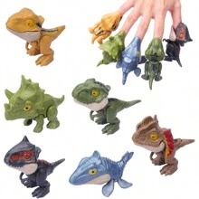 1/6/12 pezzi, Dinosauro Cieco che Morde, Regalo per Feste, Rilassamento dello Stress, Regalo Sorpresa, Alcune parti inviate casualmente, Regali sorpresa, Giocattoli per masticare Dinosauro, Materiale ABS, Kit di Artigianato a Simulazione 3D