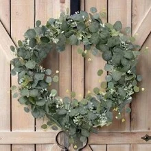 1pc/2pcs/4pcs Eucalyptus Garlands,1 Pack 5.7ft Long Artificial Mixed Eucalyptus Leaves Vine,Greenery Garland Hanging Plants For Farmhouse Table Centerpiece Mantel Wedding Arch Christmas Decor,Room Decor,Home Decor,Kitchen Decor,Wedding Decor,Table Decoration,Centerpieces,Office Decor,Garden Decor,Outdoor Decor