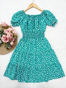 olinka modas Dress With Lining Women's Fashion - Green - View 1