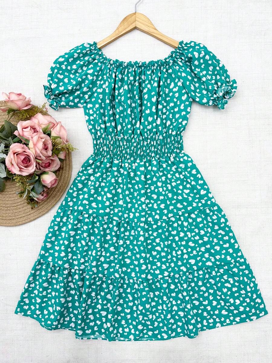 olinka modas Dress With Lining Women's Fashion - Green - View 1