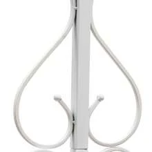 Miumaeov Iron Wedding Dress Display Rack: Bridal Garment Stand, Height 2.05m, Length 1.53m, Base Width 0.45m, Main Frame 25x20 Square Tubes, Spring,Minimalist,Summer TopsDrying Rack