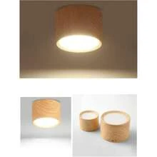 Surface Mounted Spotlight Round Ø 120mm Surface Mounted Light Fixture Modern Ceiling Lighting Ceiling Spot LED Downlight Housing And Trim Kits Indoor Ceiling Light IP44,12W - Brown - View 4