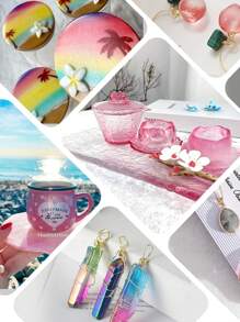 1pc/2pcs/12pcs/ Kits UV Resin Glue For DIY Jewelry, Epoxy Resin And UV Lamp High Transparency Fast Drying High Hardness