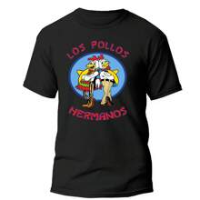Playera, Breaking Bad, Los Pollos Hermanos - Negro - Ver 1