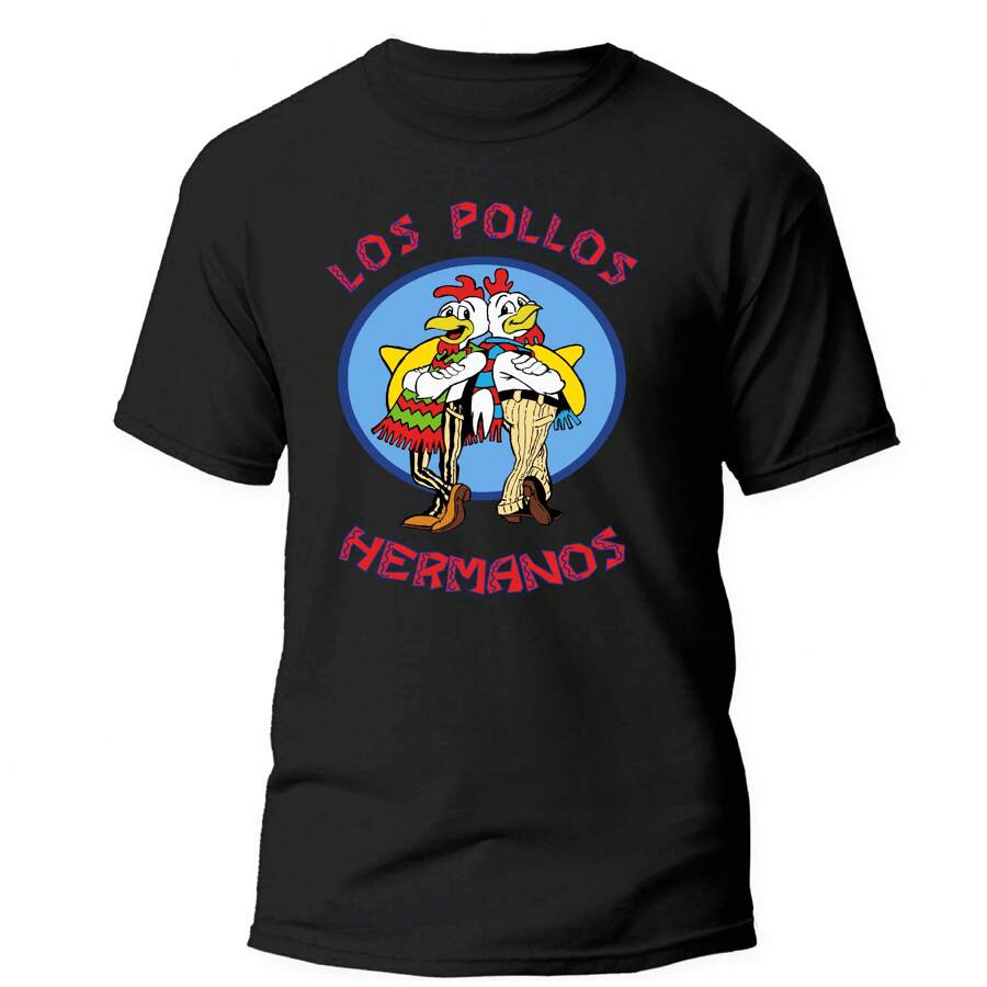 Playera, Breaking Bad, Los Pollos Hermanos - Negro - Ver 1