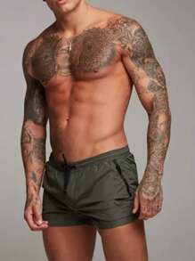 Gym Shorts Elastic Comfortable Sports Running Beach