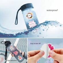 60 张母亲节贴纸乙烯基美学贴纸适用于剪贴簿、日记、笔记本电脑、保险杠、滑板、水瓶、电脑、手机、卡通、安全帽、汽车贴纸和贴花 - 彩色 - 查看 6