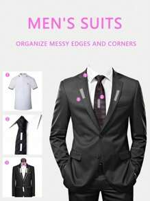 1 件装 5 米女士时尚双面胶带，适用于衣服和身体、围巾、美容、所有面料和皮肤类型，配有切割工具和单卷透明胶带 - 白色 - 查看 4