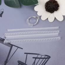 beadia 4 Bộ điều chỉnh nhẫn vô hình - Vừa vặn thoải mái & Chống trầy xước, Thích hợp cho bộ điều chỉnh nhẫn lỏng, Dễ đeo, Nhựa bền, Gần như phù hợp với mọi loại nhẫn - Trong sáng - Xem 12