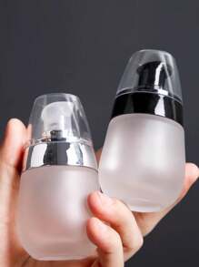 1pc Cosmetic Refillable Container, Glass Bottle With Lid For Lotion And Cream Travel Storage Container, Portable Skin Care Product Dispensing Bottle, Spray Bottle, Perfume Dispensing Container, Essential Travel And Bathroom Accessories Home Bathroom Decor Fall Decor Back To School - Multicolor - View 13