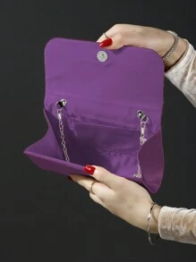 Embrague estilo sobre elegante y brillante casual, encantadora bolsa cuadrada pequeña de cadena de lujo y refinada, adecuada para mujeres, estudiantes, damas de oficina, novias como bolso de boda/fiesta de cumpleaños/fiesta de graduación/noche - gran regalo para damas