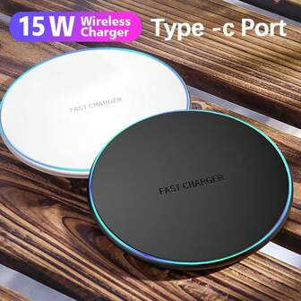 Fast Wireless Charger,15W Max Wireless Charging Pad Compatible With IPhone 16/15/14/13/12/SE/11/11 Pro/XS Max/XR/X/8,Air Pods; Wireless Charge Mat For Sam Sung Galaxy S23/S22/Note,Pixel/G8 7